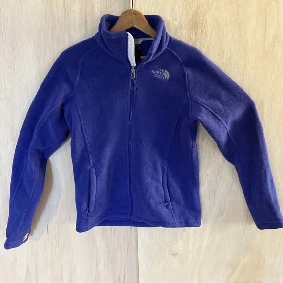 The North Face Full Zip Fleece Jacket Coat Purple Blue Womens Size Small - Picture 1 of 10